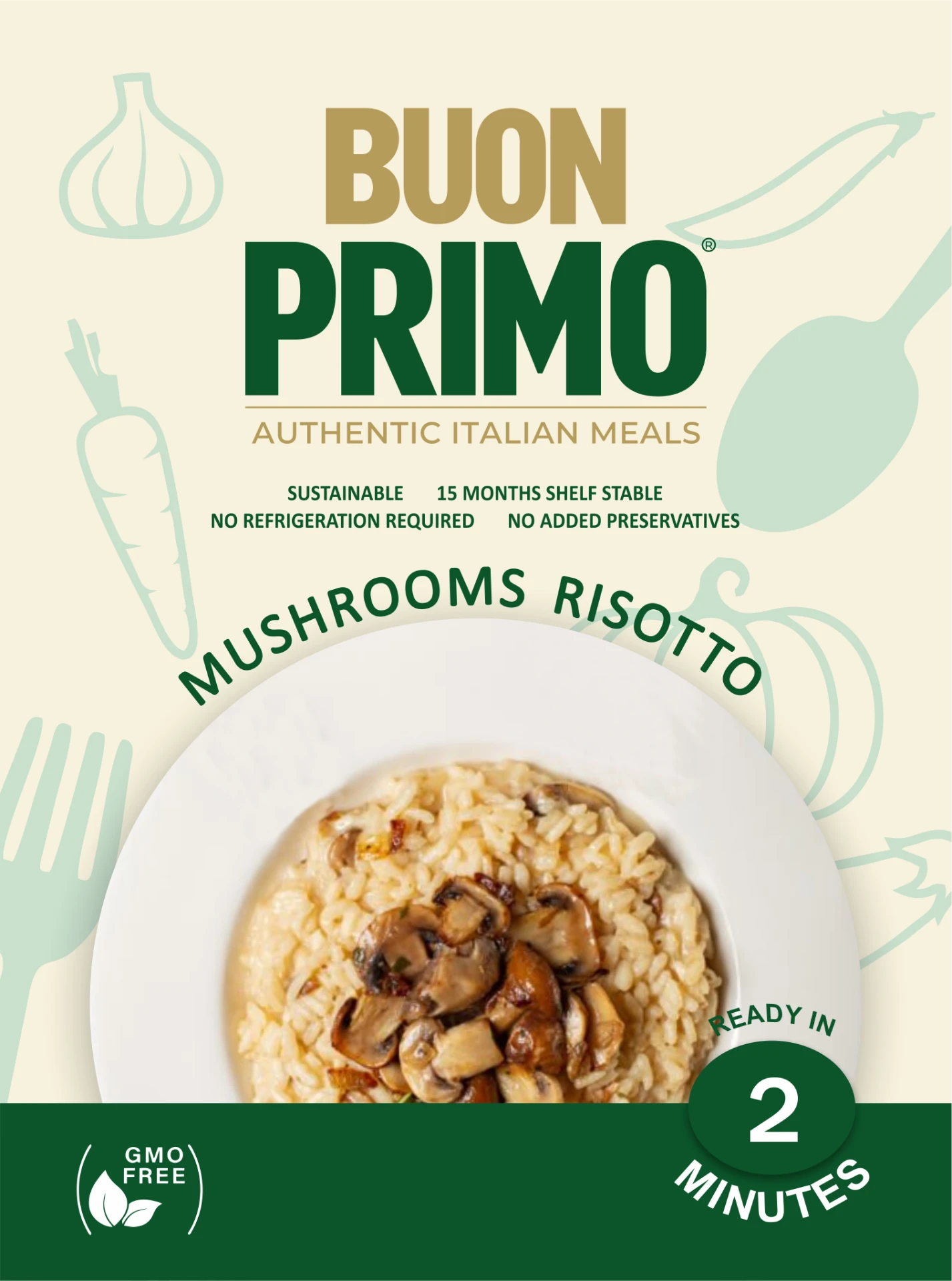 Mushroom Risotto current package front
