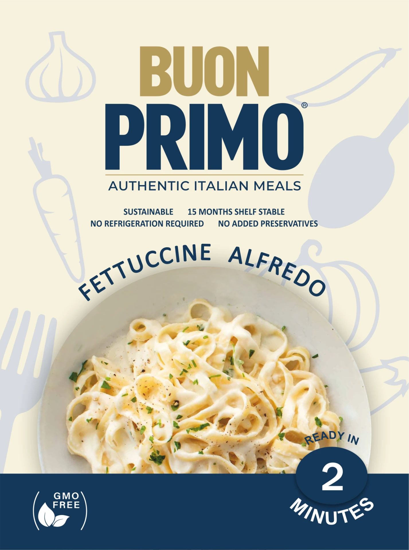 Fettuccine with Alfredo Sauce current package front